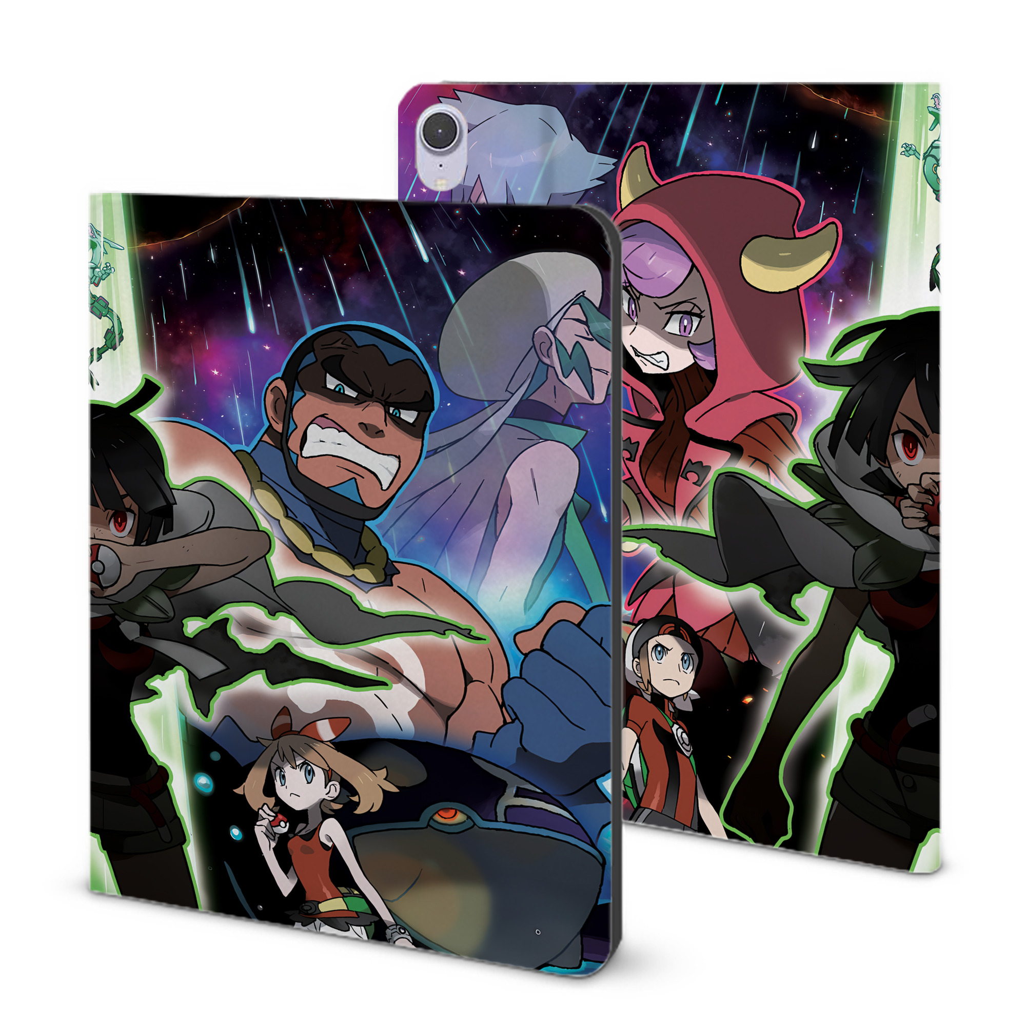（画像用） ポケットモンスター Pokémon IPad ケース ブック型 PUレザー TPU 耐衝撃 軽量 薄型 ペン収納なし 全面保護 IPad 各モデル対応